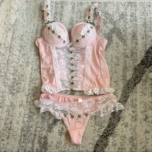 Vintage Unibabiez Pink Fairy Set Lingerie - 30B